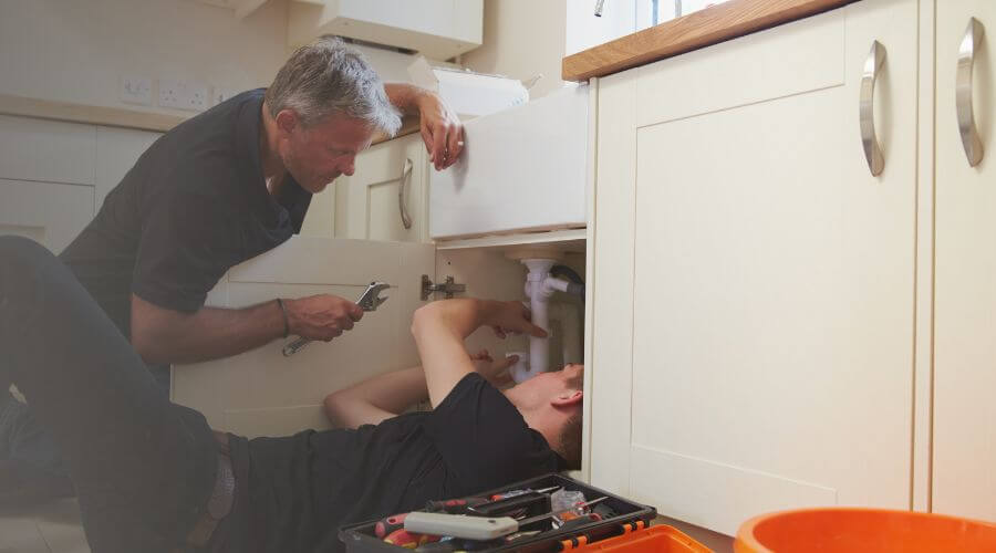 Professional burst pipe repair services in New Castle, IN